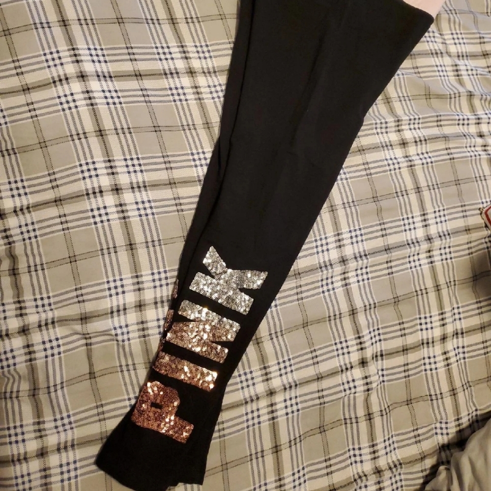 VS PINK ombre bling leggings